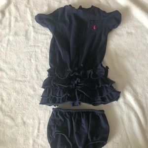 Ralph Lauren tee shirt dress and bloomer